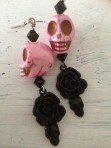 Skull Roses-Pink
